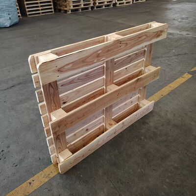 قیمت مناسب پالت چوبی Heavy Duty ISPM 15 Heat Operated با اندازه سفارشی برای صادرات و حمل و نقل آنلاین