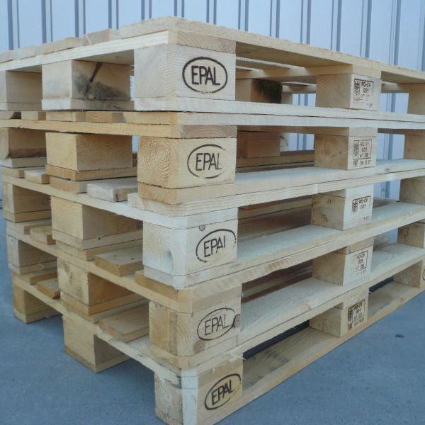 اروپا Epal پالت های چوبی تزئینی 1200X1000 Pine Epal Wood Pallet Cargo